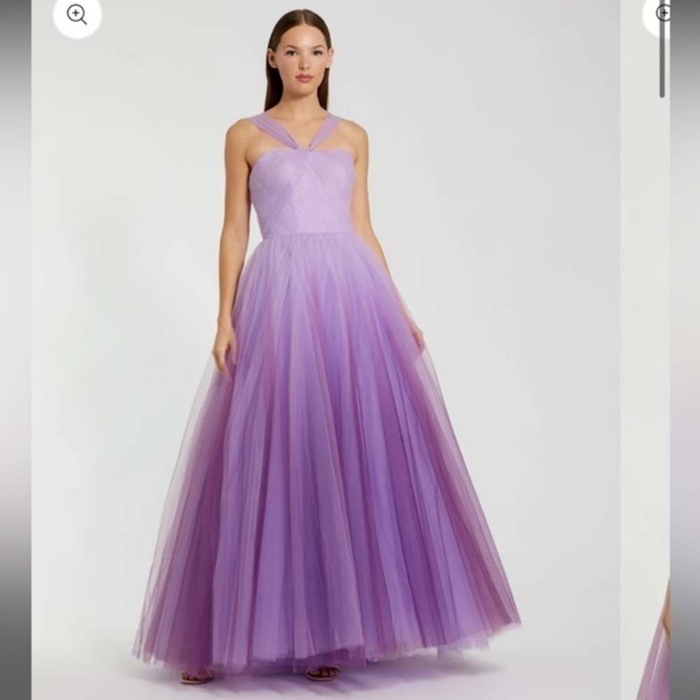 NWT - Mac Duggal Ombré Tulle Gown - Size 10